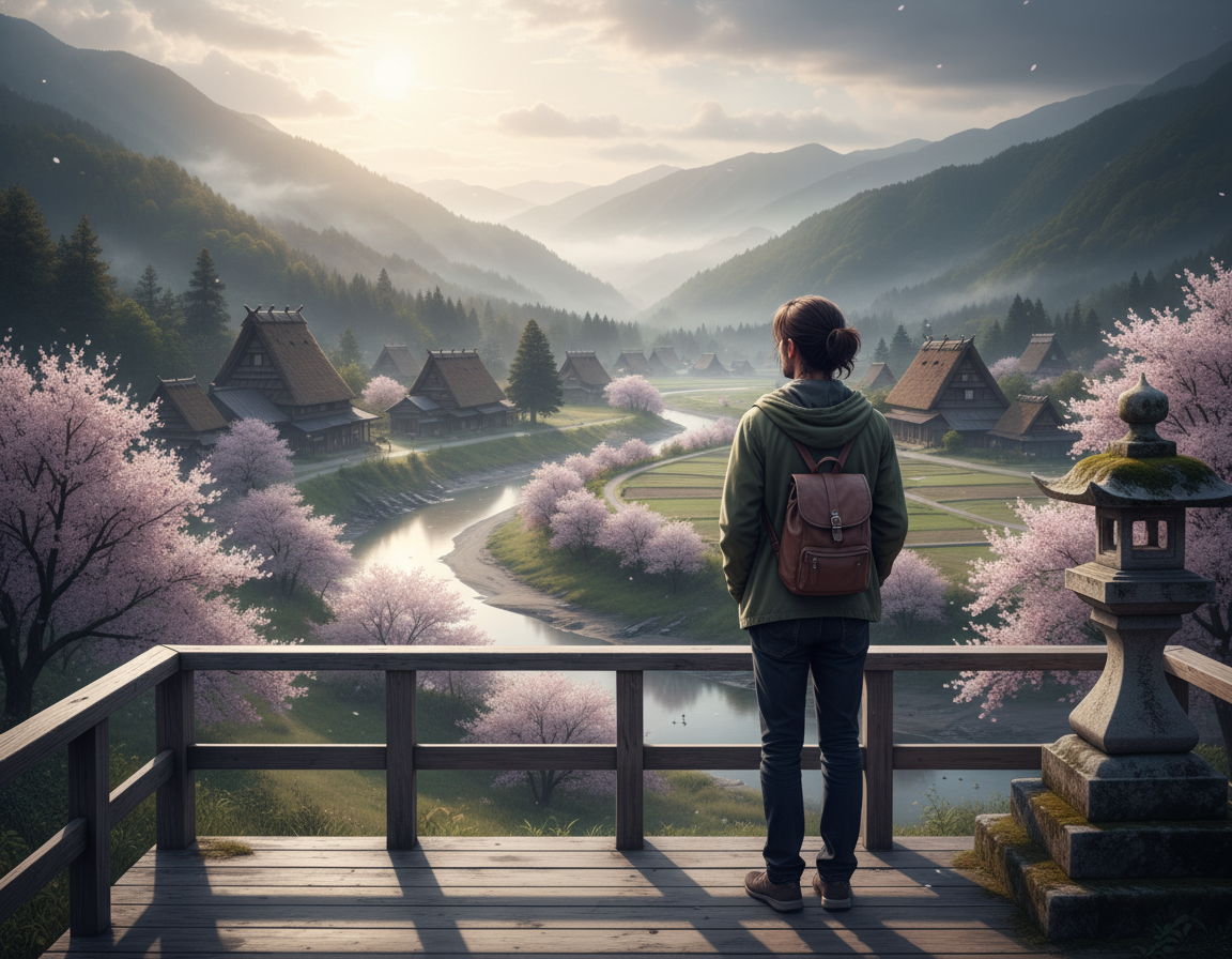 일본 한적한 장소 여행 마무리, 관광객 없는 일본 발견