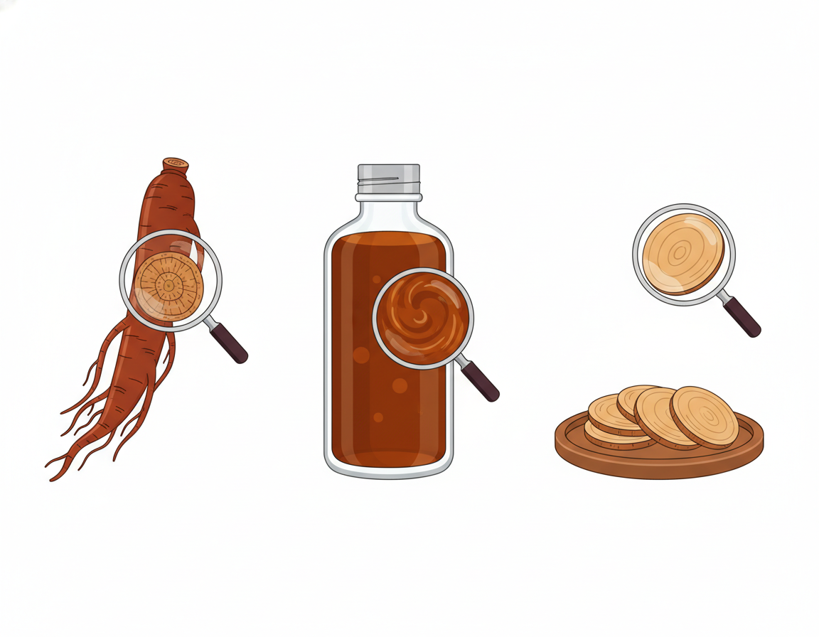 홍삼 제품을 고르는 기준과 다양한 형태