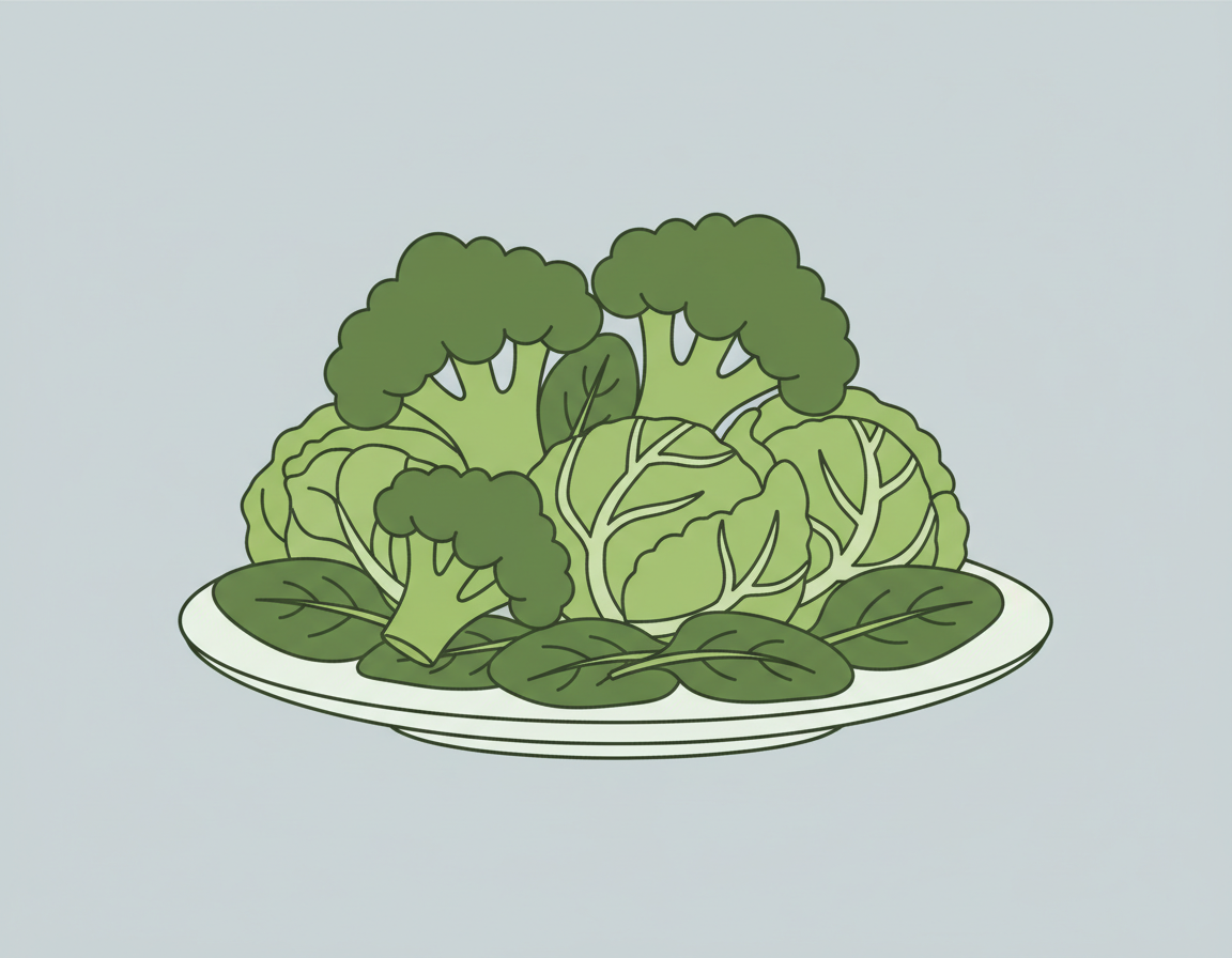 풍부한 식이섬유가 담긴 신선한 채소 샐러드 접시