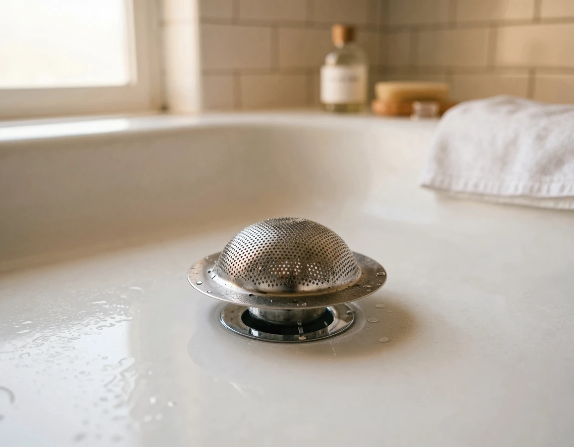 돔 형태의 스테인리스 배수구 거름망