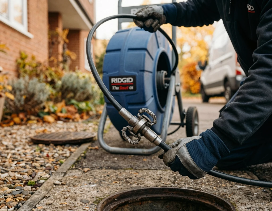 하수구 나무뿌리 제거용 플렉스 샤프트 장비
