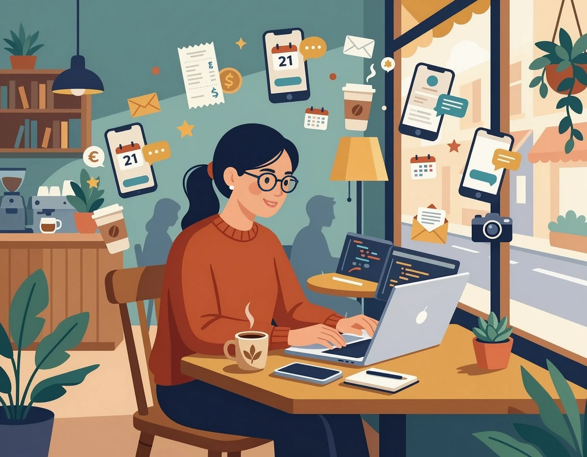 프리랜서의 세금 신고 누락 항목을 상징하는 일러스트