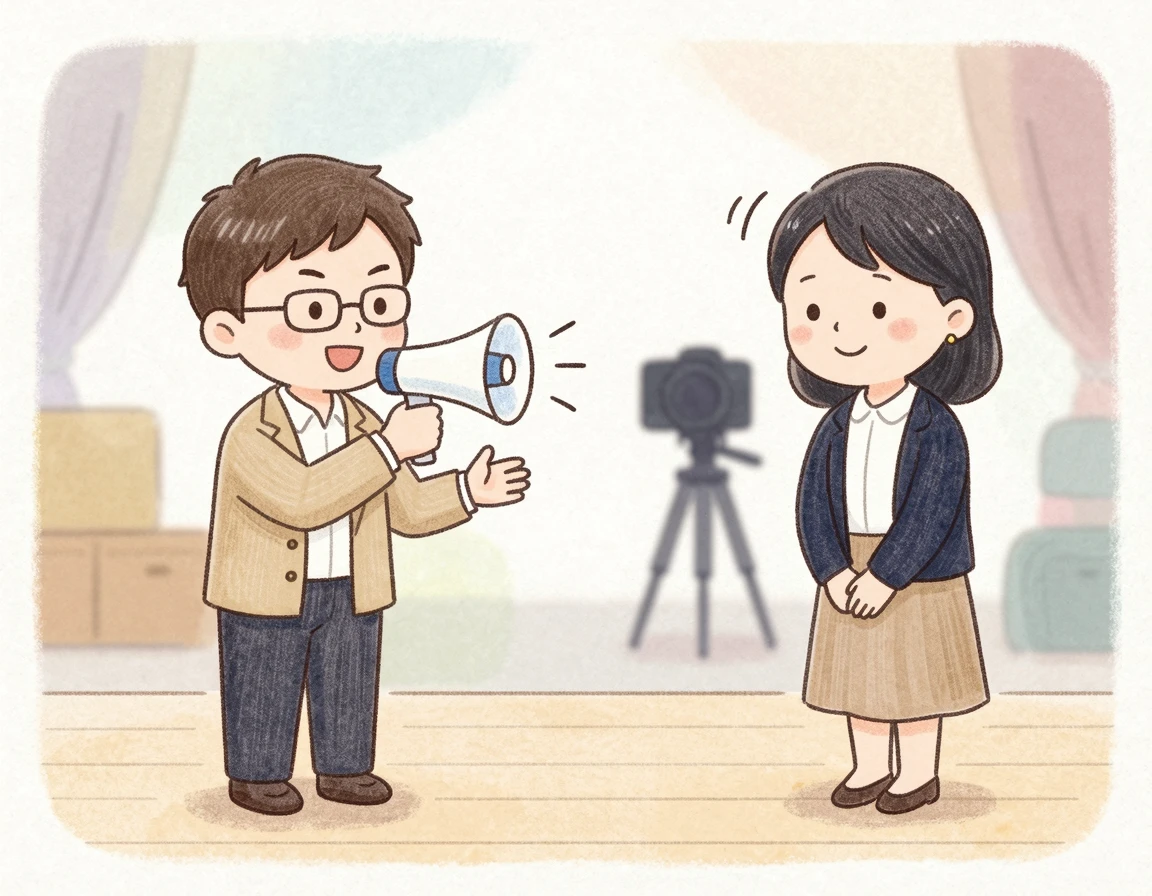 감독의 디렉팅을 주의 깊게 듣고 수용하는 배우